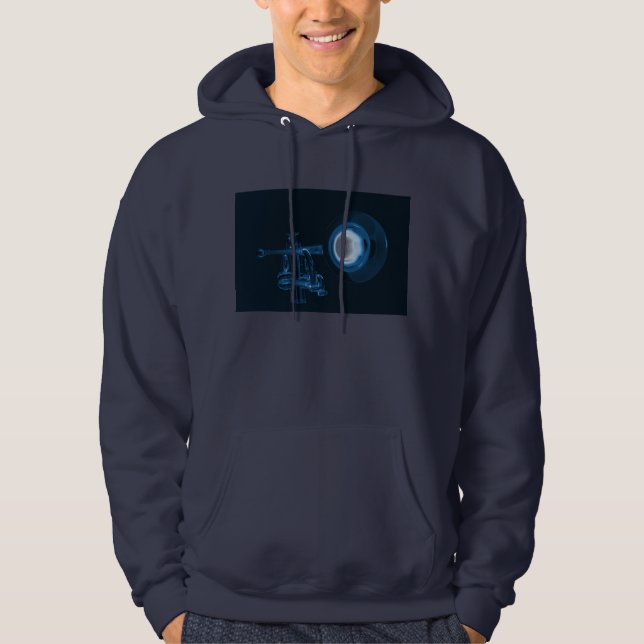 Trompete oder Kornett Hoodie Shirt (Vorderseite)