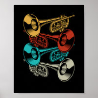 Trompete Retro Instrument Band Musicians