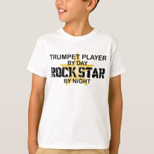 Trompete-Rockstar bis zum Nacht T-Shirt