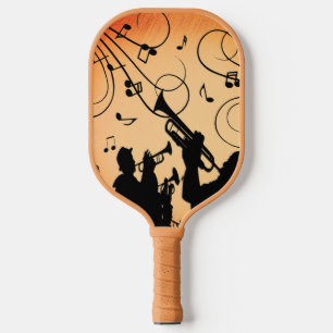 Trompete Section Jazz Music Orange Rust Pickleball Schläger