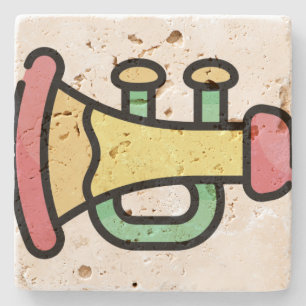 Trompete Steinuntersetzer