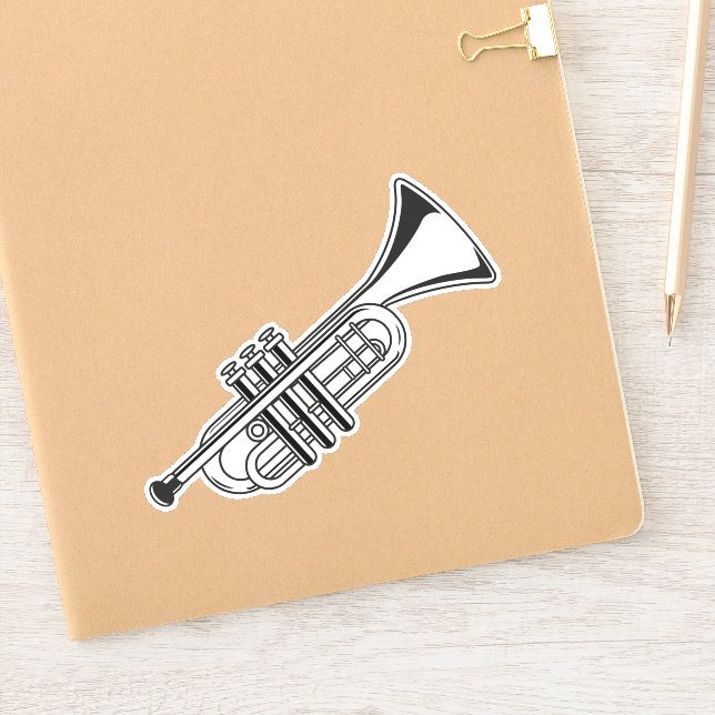Trompete Sticker Music School Marching Band (Notizbuch)