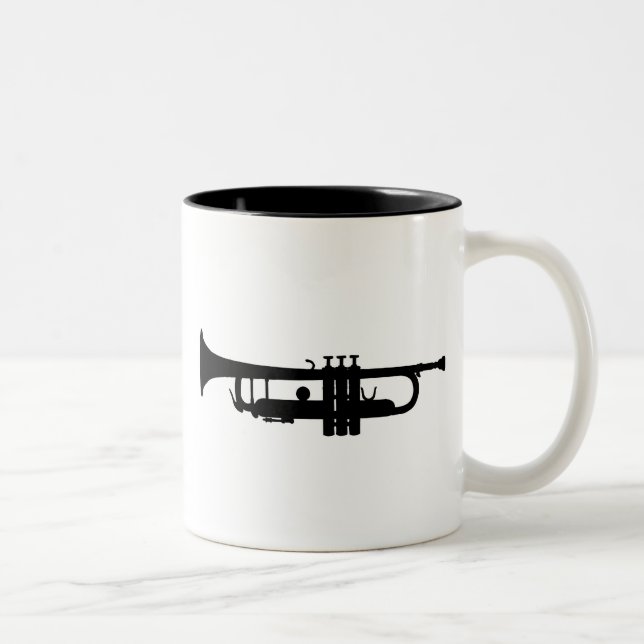 Trompete Zweifarbige Tasse (Rechts)