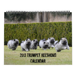 Trompetekeeshond-Kalender 2013 Ende Dezember Kalender