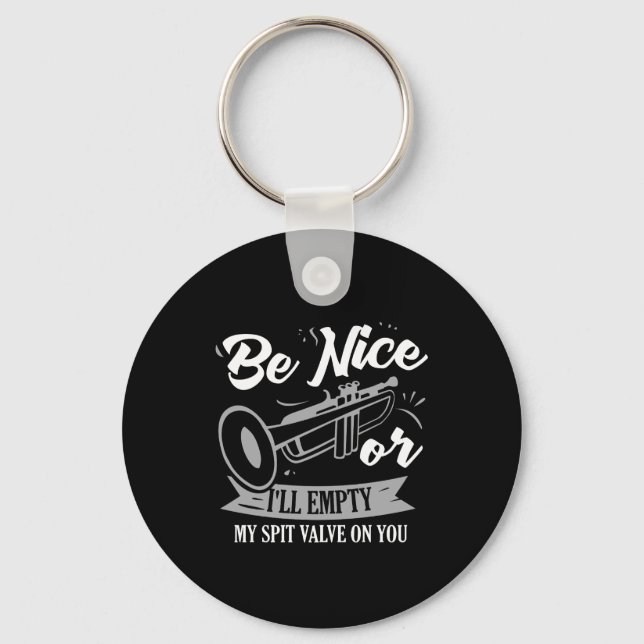 Trompeten - Rückschlagventil Schlüsselanhänger (Vorderseite)