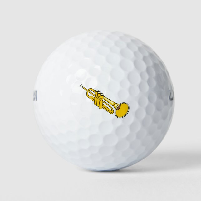 Trompetenbälle Golfball (Vorderseite)