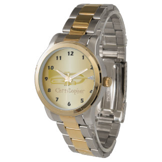 Trompetendesign Armbanduhr