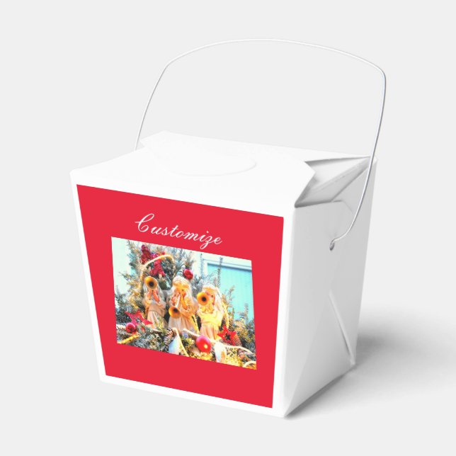 Trompetengel Geschenkschachtel (Vorderseite)