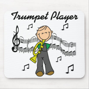 Trompetenspieler-Mauspad Mousepad