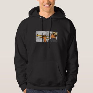Trompetenspieler Retro Trompete Jazz Musik Hoodie