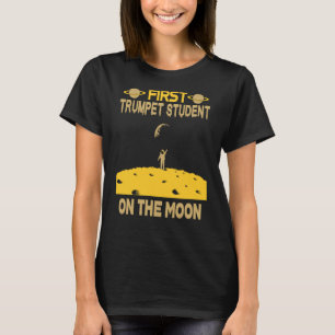Trompeter auf dem Mond T-Shirt