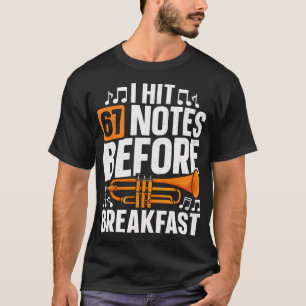 Trompeter Jazz Blechmusiker Marschieren T-Shirt