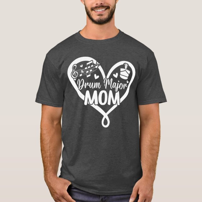 Trompeter-Mutter-Herz-Trompeter-Mutter-Trompeter  T-Shirt (Vorderseite)