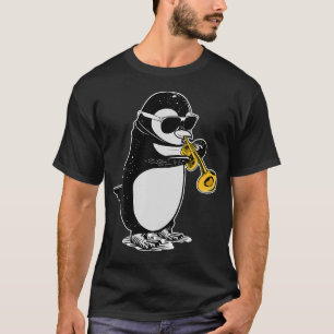 Trompeter Pinguinliebhaber Kinder Musiker Trompete T-Shirt