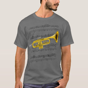 Trompeter Trompeter Blechmusiker Farbe T-Shirt