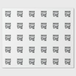 Trompeter-Vater Vintage-Musik-Shirt-Design_1 Geschenkpapier