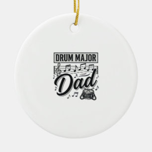 Trompeter-Vater Vintage-Musik-Shirt-Design_1 Keramik Ornament
