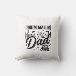 Trompeter-Vater Vintage-Musik-Shirt-Design_1 Kissen