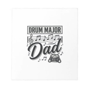 Trompeter-Vater Vintage-Musik-Shirt-Design_1 Notizblock
