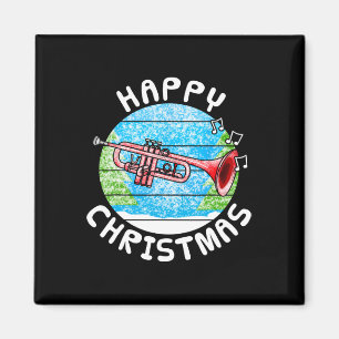 Trompeter Weihnachts Trompeter Br Musiker Musikleh Magnet
