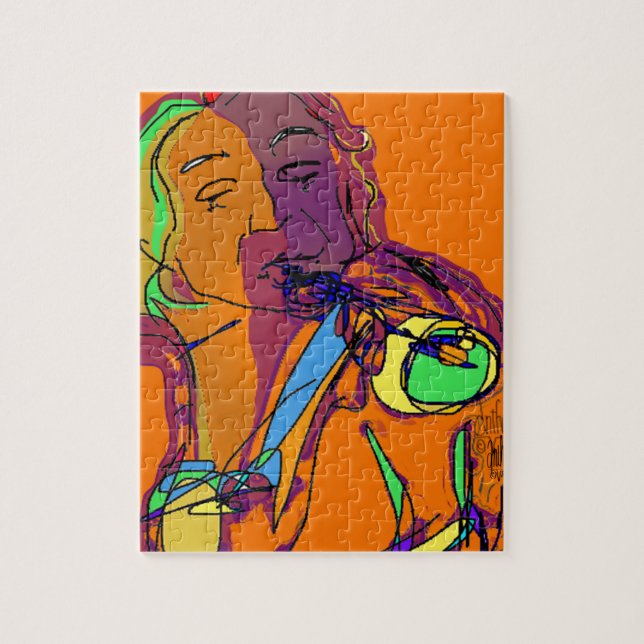 Trompeters-… Spiel das flippige Musik! Puzzle (Vertikal)