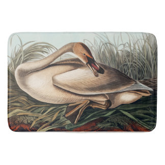 Trompeterschwan von John James Audubon Badematte