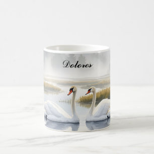 Trompeterschwäne Kaffeetasse