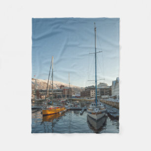 Tromso Norwegen Fleecedecke