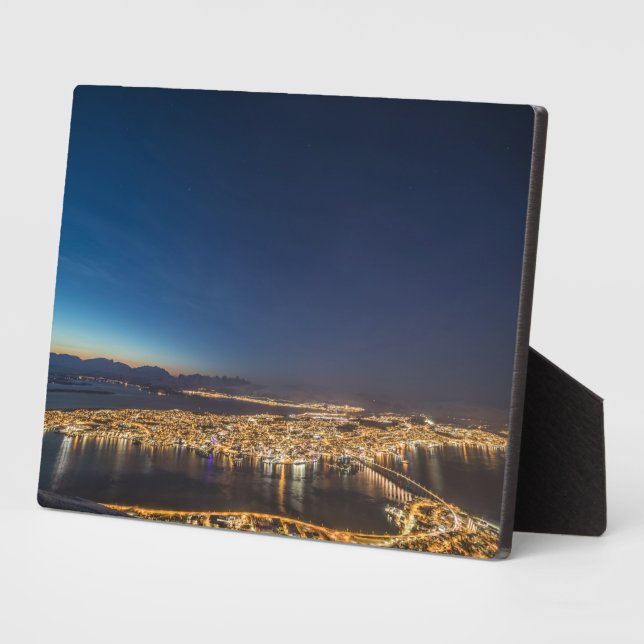 Tromso Norwegen Fotoplatte (Seite)