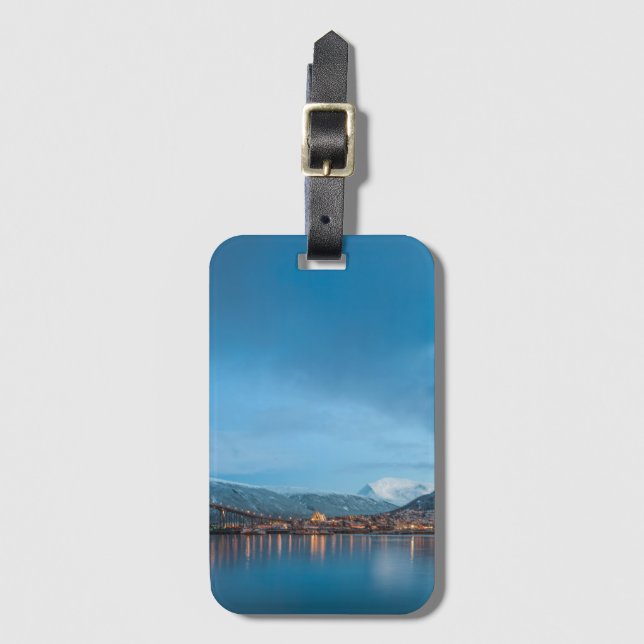 Tromso Norwegen Gepäckanhänger (Vorderseite Vertikal)
