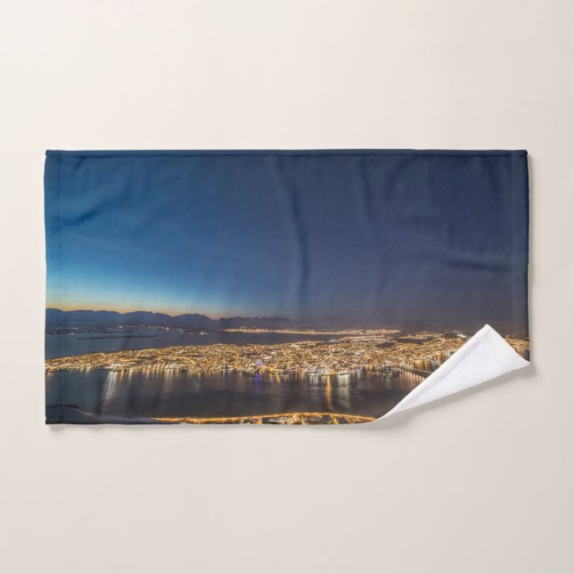 Tromso Norwegen Handtuch (Handtuch)