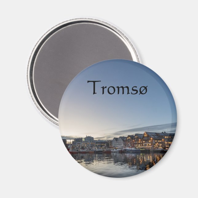 Tromso Norwegen Magnet (Vorderseite/Rückseite)