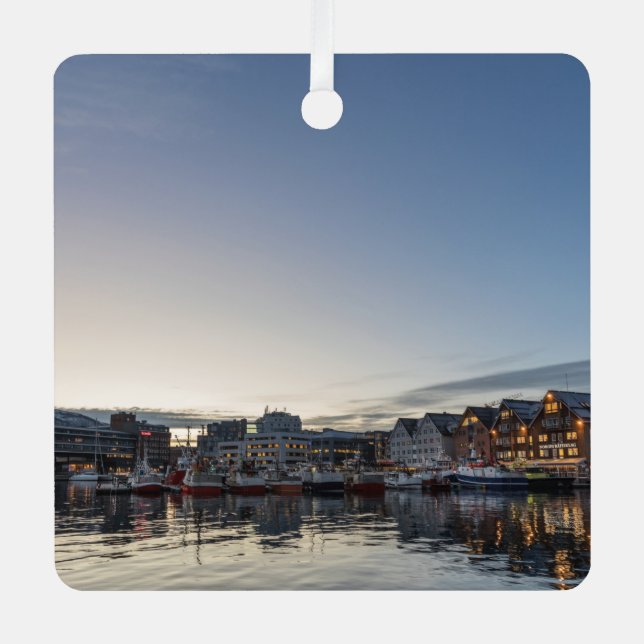 Tromso Norwegen Ornament Aus Metall (Vorderseite)