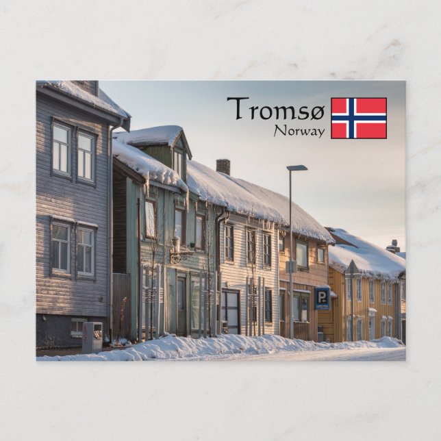 Tromso Norwegen Postkarte (Vorderseite)