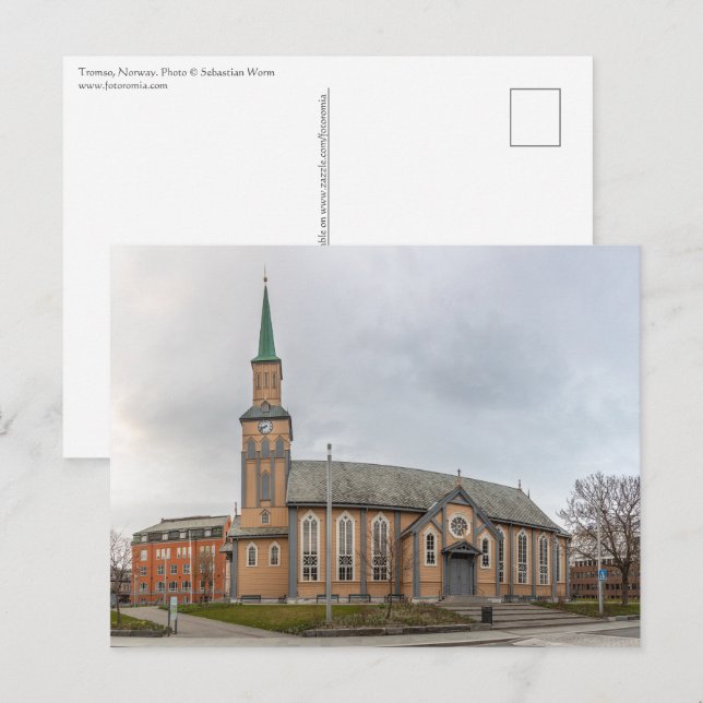 Tromso Norwegen Postkarte (Vorne/Hinten)