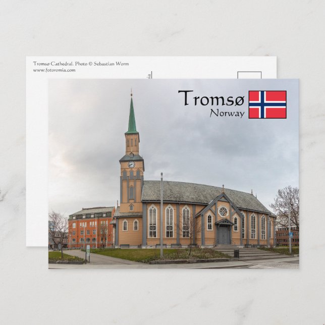 Tromso Norwegen Postkarte (Vorne/Hinten)