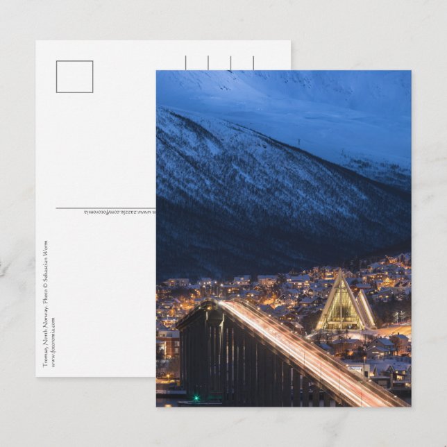 Tromso Norwegen Postkarte (Vorne/Hinten)