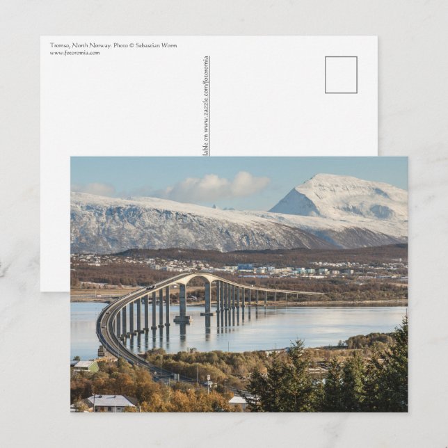 Tromso Norwegen Postkarte (Vorne/Hinten)
