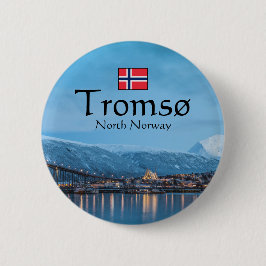 Tromso Norwegen Souvenir Button