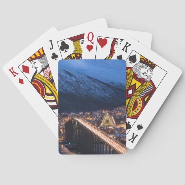 Tromso Norwegen Spielkarten (Rückseite)