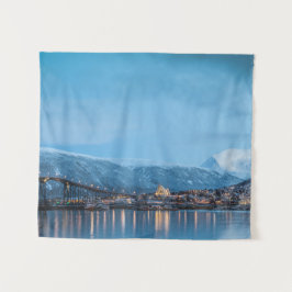 Tromso Norwegen Tapestry Wandteppich