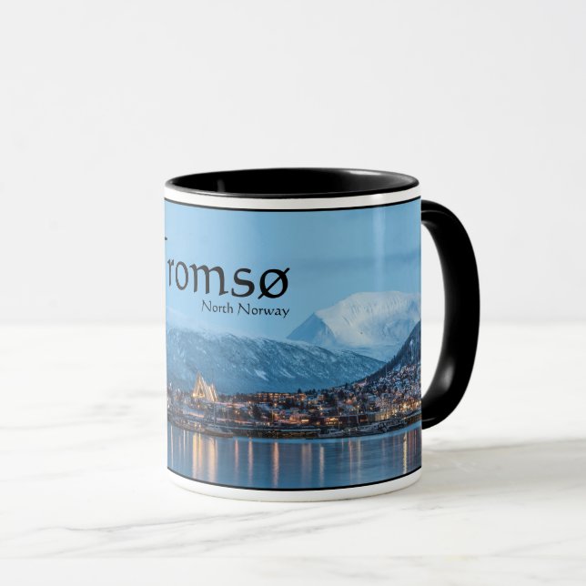 Tromso Norwegen Tasse (VorderseiteRechts)