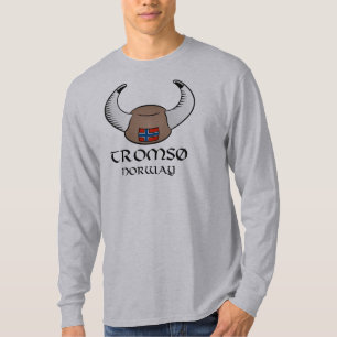 Tromso Norwegen Viking Hut T-Shirt