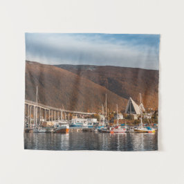 Tromso Norwegen Wandteppich