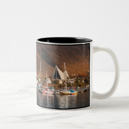 Tromso Norwegen Zweifarbige Tasse