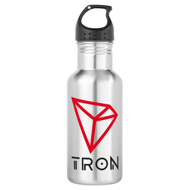 Tron Edelstahlflasche (Vorderseite)