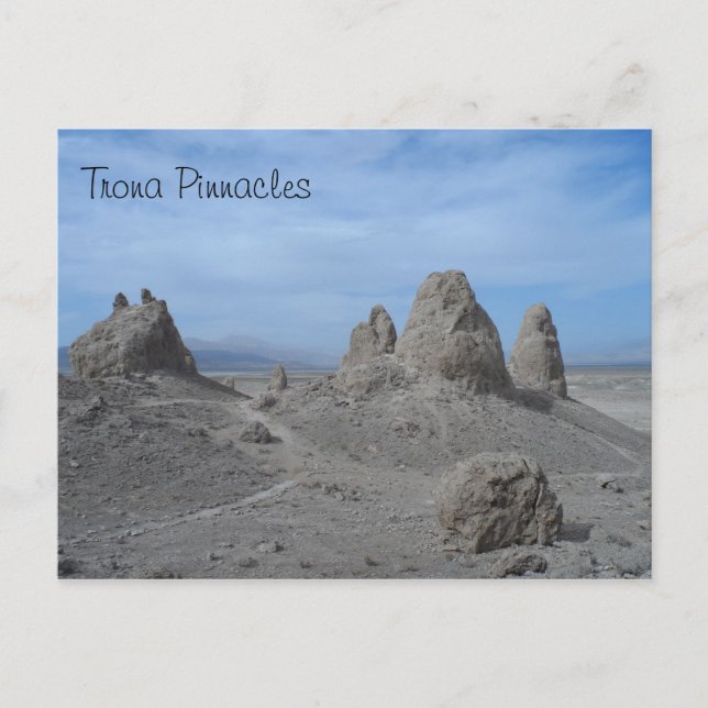 Trona Pinnacles Postkarte (Vorderseite)