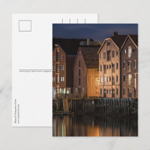Trondheim Houses Postkarte