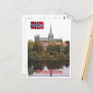 Trondheim - Nidarosdome - Norwegen - Postkarte