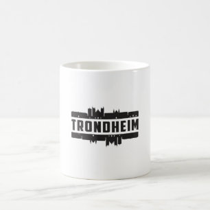 Trondheim Norwegen City Skyline Cityscape Trip Ges Kaffeetasse